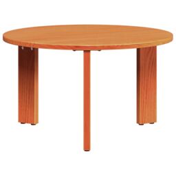 Berkfield Home Coffee Table Set 2 pcs Wax brown 47.5 x 47.5 x 27 cm - thumbnail 8