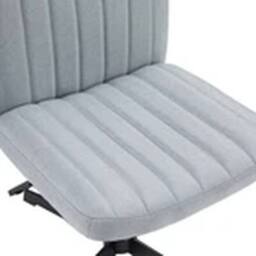 Kelvenix Office Chair Swivel Armless Medium Back Visitor Chair Grey - thumbnail 4