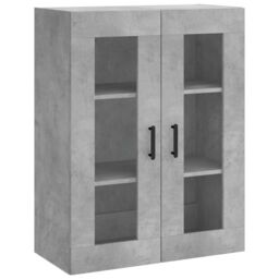 Berkfield Home Highboard Concrete Grey 69.5x34x180 cm Engineered Wood - thumbnail 5