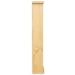Berkfield Home CD Cabinet Corona 52x17.5x103 cm Solid Wood Pine in Brown - thumbnail 5