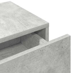 Berkfield Home Wall Shelf with Drawers Concrete Grey 60x26.5x15 cm Engineered Wood - thumbnail 8