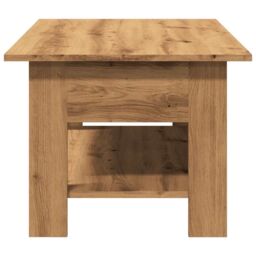 Berkfield Home Coffee Table Artisan Oak 102x55x42 cm Engineered Wood in Brown - Size: 102 x 55 x 42 cm - thumbnail 5