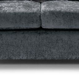 Furnishings For Less UK Zina Chenille Fabric 3 Seater Sofa Scatter Back in Grey - thumbnail 2