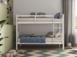 Flair Koop Detachable Bunk Bed in White - Size: Single - thumbnail 2