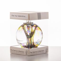 Sienna Glass Valentine's Day Gift 10cm Spirit Ball Purple, Green & Blue in Purple - thumbnail 5