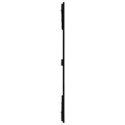Berkfield Home Wall Headboard Black 166x3x110 cm Solid Wood Pine - Size: 166 x 3 x 110 cm - thumbnail 5