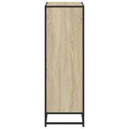 Berkfield Home Modern Book Cabinet Sonoma Oak 60x35x107.5 cm Engineered Wood in Light Tan - thumbnail 5