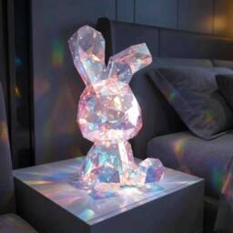 Garden Greatness Starlightz LED Rabbit Decorative Lamp in Beige - thumbnail 2