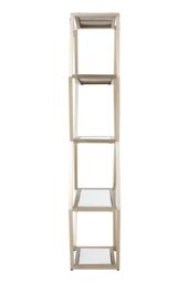 Orsina Geometric Design Hexa Shelf Unit, Elegant Finish Shelf Unit, Durable Wall Shelving Unit For Bedroom in Gold - thumbnail 3
