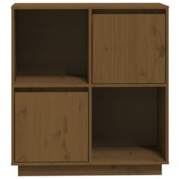 Berkfield Home Sideboard Honey Brown 74x35x80 cm Solid Wood Pine - Size: 74 x 35 x 80 cm - thumbnail 6