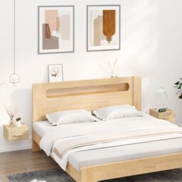 Berkfield Home Wall-mounted Bedside Cabinets 2 pcs Sonoma Oak 35x35x20 cm in Brown - Size: 35 x 35 x 20 cm - thumbnail 1