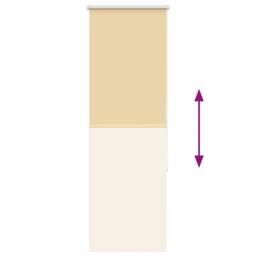 Berkfield Home Roller Blind Blackout Beige 40x150 cm Fabric Width 35.7 cm Polyester - thumbnail 9