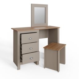 GFW Lancaster Dressing Table Set in Grey - thumbnail 5