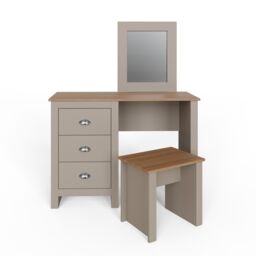 GFW Lancaster Dressing Table Set in Grey - thumbnail 4