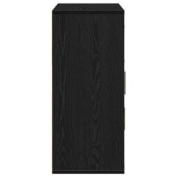 Berkfield Home Sideboard with Drawer with Shelf Black oak 60 x 31 x 70 cm Engineered wood - thumbnail 7