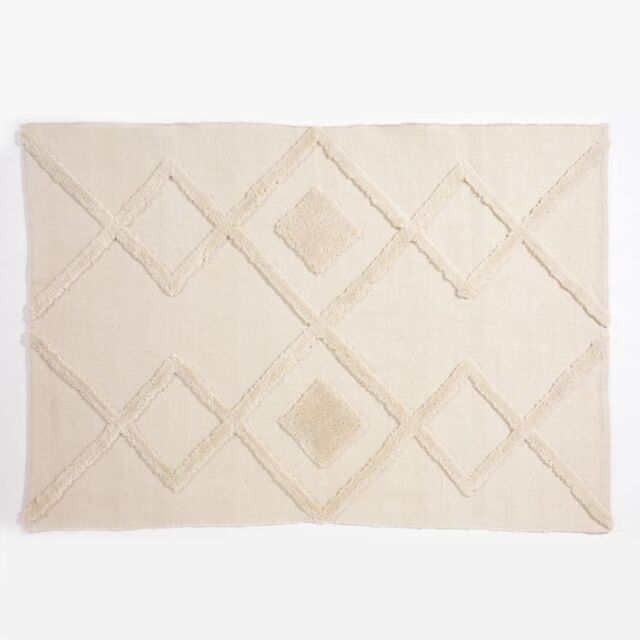 Esselle Windsor Geo Tufted Large Rug in Cream - Size: 160 cm x 230 cm - image 1