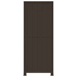 Berkfield Home Plastic Cabinet 68x39x171.5 cm in Grey - thumbnail 5