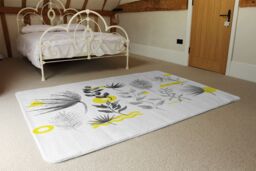 Benjamin Tate Design Selection Of Leaves Rug in Natural - Size: Large - thumbnail 3