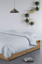 Panda London 100% Bamboo Complete Bedding Set in White - Size: King - thumbnail 6