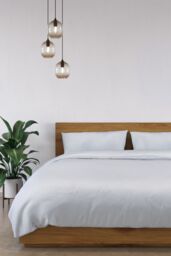 Panda London 100% Bamboo Complete Bedding Set in White - Size: King - thumbnail 1