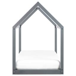 Wyld and Coco Kids House Bed 3ft Single Grey Pine with Slatted Frame - thumbnail 5