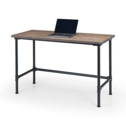 Cheshire Signature Carnegie Industrial Pipe Desk in Mocha Elm & Black - thumbnail 2