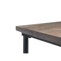 Cheshire Signature Carnegie Industrial Pipe Desk in Mocha Elm & Black - thumbnail 5