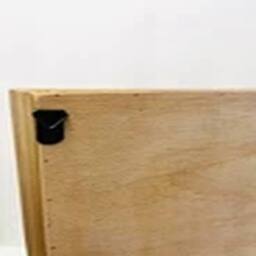 Havendro Pigeon Hole Cabinet Wall Storage Shelf Vintage in Brown - thumbnail 3