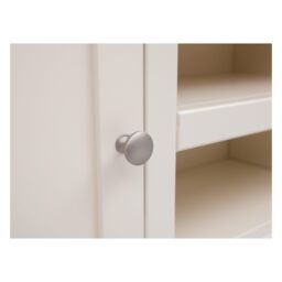 Cabinet Bits Castelli Off-White 2 Door TV Cabinet Chrome Knob - thumbnail 5