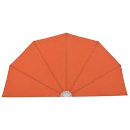 Berkfield Home Collapsible Terrace Side Awning Terracotta 200 cm in Orange - thumbnail 2