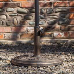 Samuel Alexander Grey 2.7m Havana Garden Parasol with Crank Handle - thumbnail 6