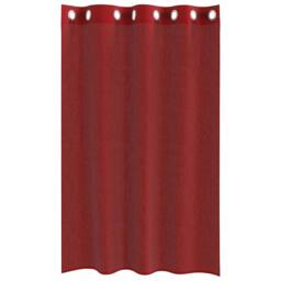 Berkfield Home Voile Curtains with Grommets 2 pcs Wine Red - thumbnail 4