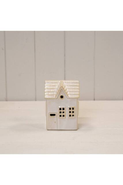 KDMD Stoneglazed Ceramic LED house. 6 hour timer in Off-White - image 1