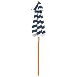 Berkfield Home Garden Umbrella for Kids with Wooden Pole √ò120x140 cm in Blue - Size: 120x140 cm - thumbnail 6