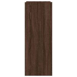 Berkfield Home Shoe Cabinet Brown Oak 52x37.5x100 cm Engineered Wood - thumbnail 5