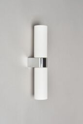 BHS Lighting Wendy Bathroom Wall Light in Silver - thumbnail 2