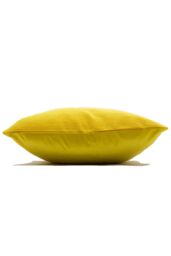 Paoletti Munich Ribbed Corduroy Cushion in Yellow - Size: 45 cm x 45 cm - thumbnail 3