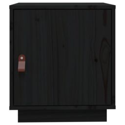 Berkfield Home Bedside Cabinets 2 pcs Black 40x34x45 cm Solid Wood Pine - Size: 40 x 34 x 45 cm - thumbnail 6