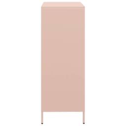 Berkfield Home Highboard Pink 39x35x103.5 cm Steel - thumbnail 6