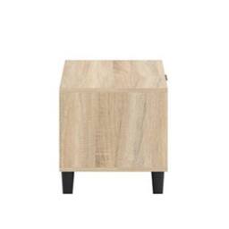 Lemon Pavilion Furniture Stockholm Chevron 1 Drawer Bedside Cabinet - L39 x W50 x H40 cm in Brown - Size: 1 Pack - thumbnail 4