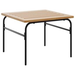 Berkfield Home Garden Nest of Coffee Tables 2 pcs Brown & Black Steel - thumbnail 7