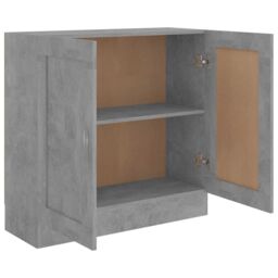 Berkfield Home Book Cabinet Concrete Grey 82.5x30.5x80 cm Engineered Wood - thumbnail 5