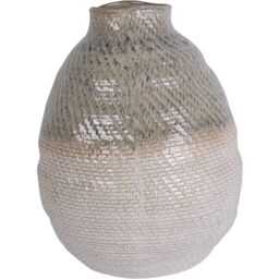 Libra Interiors Ceramic Woven Vase Extra Large