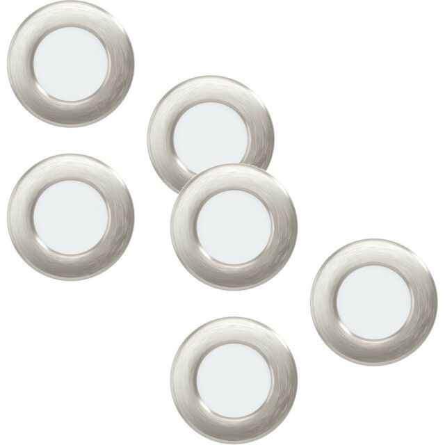 Loops 2 PACK 3 PACK Recessed Ceiling Downlight Satin Nickel Steel 2.7W LED in Metallics - image 1