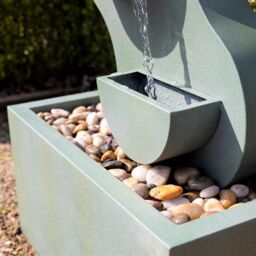 Primrose Monsanto Tiered Cascading Zinc Water Feature 122cm in Grey - thumbnail 5