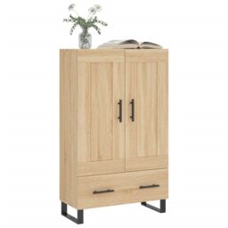 Berkfield Home Highboard Sonoma Oak 69.5x31x115 cm Engineered Wood in Brown - thumbnail 3
