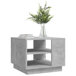 Berkfield Home Coffee Table Concrete Grey 55x55x43 cm Engineered Wood - Size: 55 x 55 x 43 cm - thumbnail 4