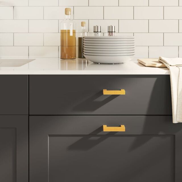 Berkfield Home Cabinet Handles 20 pcs Gold 64 mm Stainless Steel - image 1