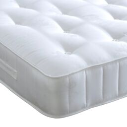 Bedmaster Crystal 1400 Pocket Sprung Mattress in White - Size: Small Double
