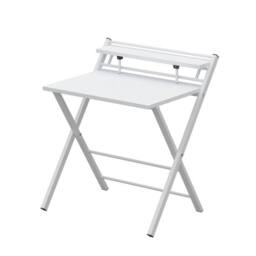 EONLION Foldable Computer Desk Corner Home Office Study in White - thumbnail 3